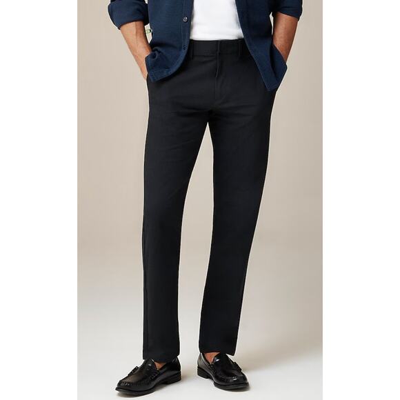 J.Crew | NWT 770™ Straight-fit tech pant in Black | Sz 35x32 - Picture 1 of 11